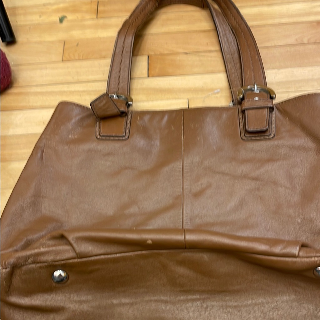 Coach Elegant Brownleather Tote Bag